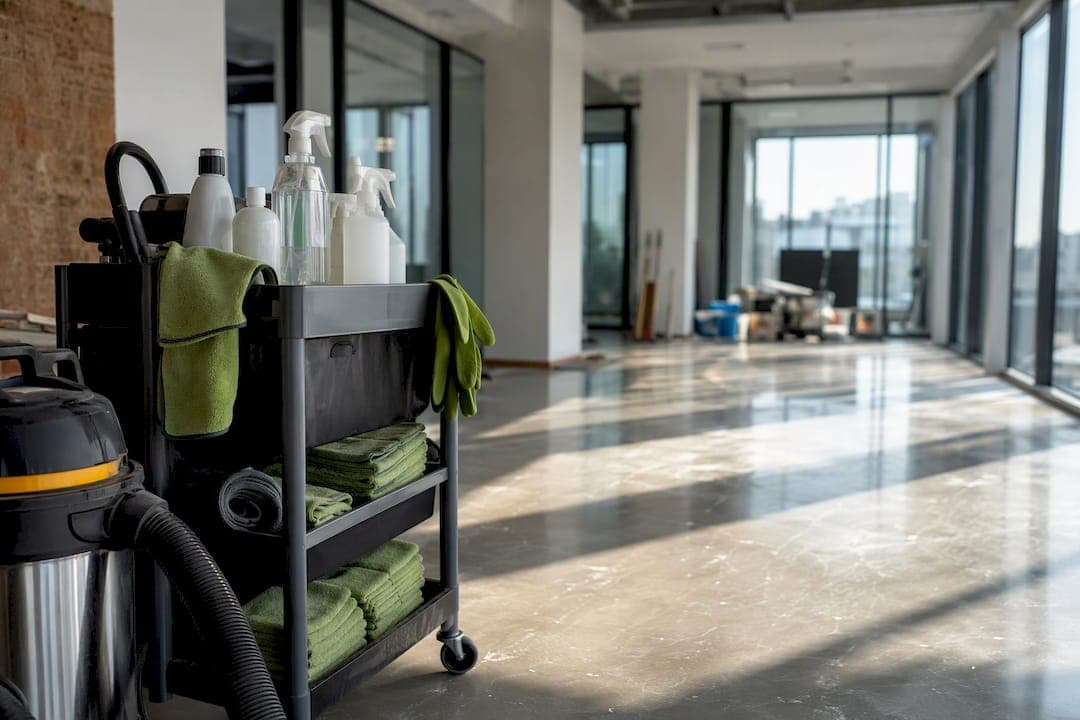 Post construction cleaning steps to get any space handoff ready